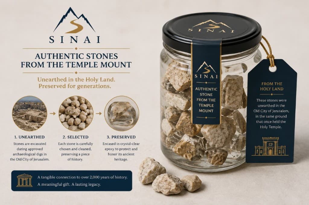Authentic Stones from the Temple Mount