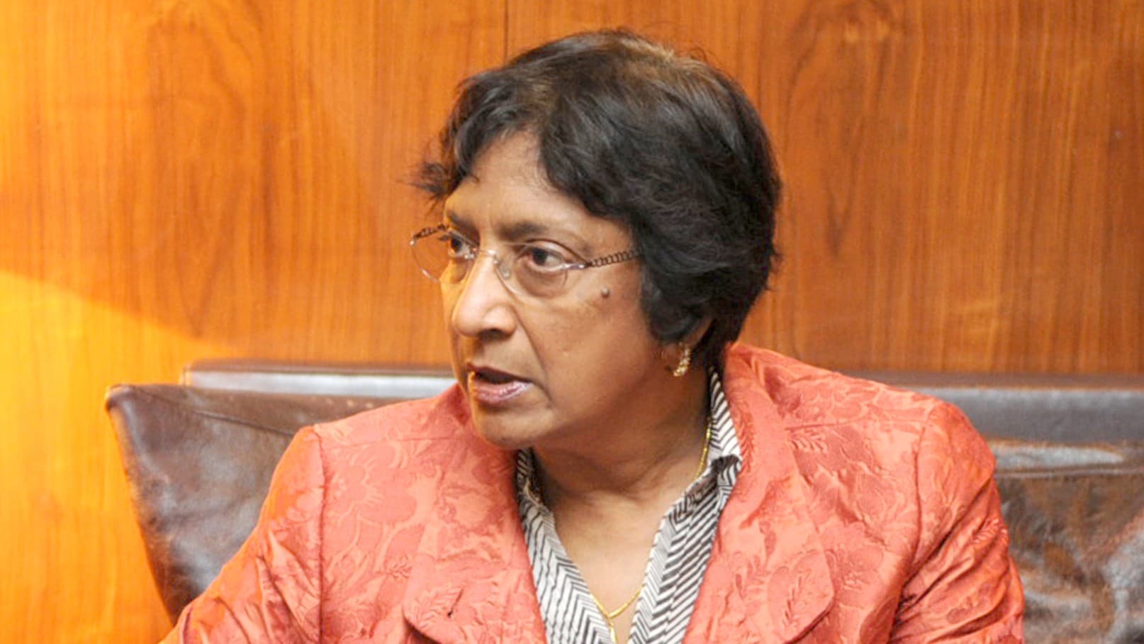 Navi Pillay, United Nations High Commissioner for Human Rights, during a visit to Brasil on November 12, 2009.
