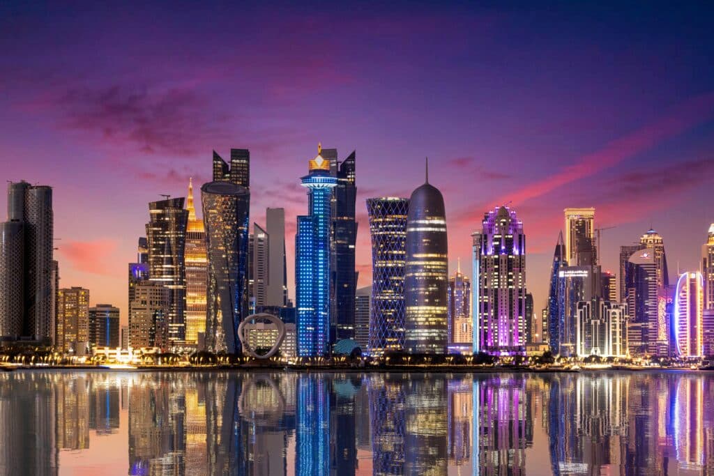Doha skyline where the Norway embassy in Qatar is set to open.